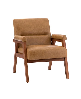 Aalto Transitional Upholstered Armchair with Tufted Design