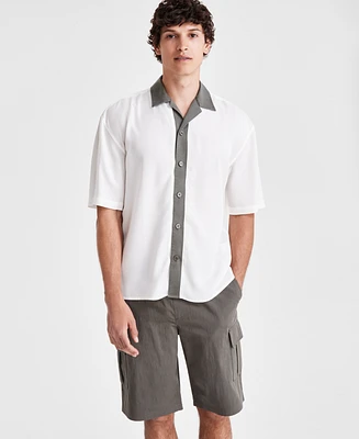 I.n.c. International Concepts Men's Gio Camp Shirt, Created for Macy's
