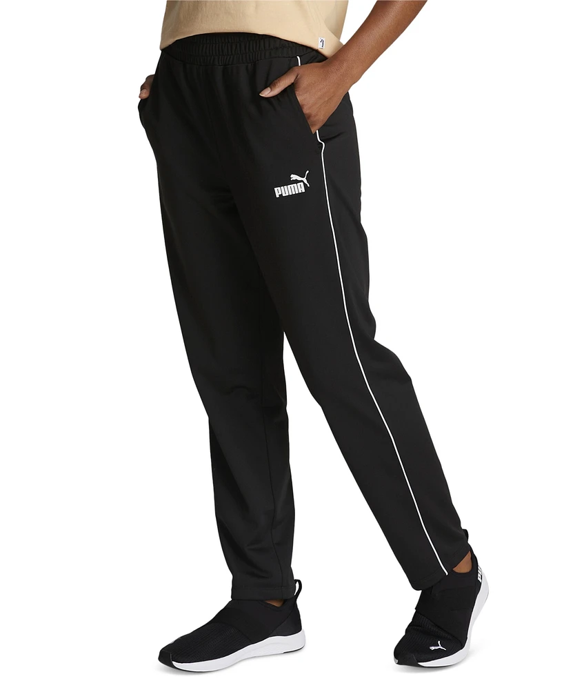 Puma Women's Piped Open-Leg Drawstring Track Pants