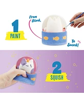 Doodle Hog Caticorn Squishy Painting Kit - Squishy Toys for Kids, Squishies for Kids - Slow Rise Squishy Animals