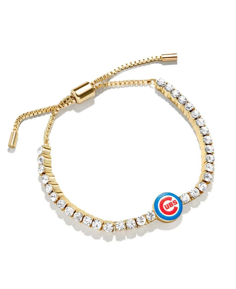 Women's Baublebar Chicago Cubs Pull-Tie Tennis Bracelet