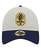 Men's New Era White Nashville Sc 2024 Kick Off Collection 9TWENTY Adjustable Hat