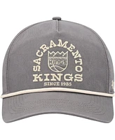 Men's '47 Brand Charcoal Distressed Sacramento Kings Canyon Ranchero Hitch Adjustable Hat