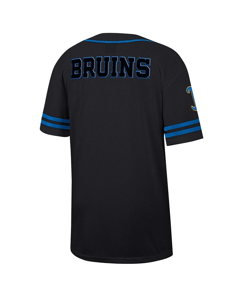 Men's Colosseum Ucla Bruins Free Spirited Mesh Button-Up Baseball Jersey