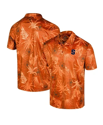 Men's Colosseum Orange Syracuse Palms Team Polo Shirt