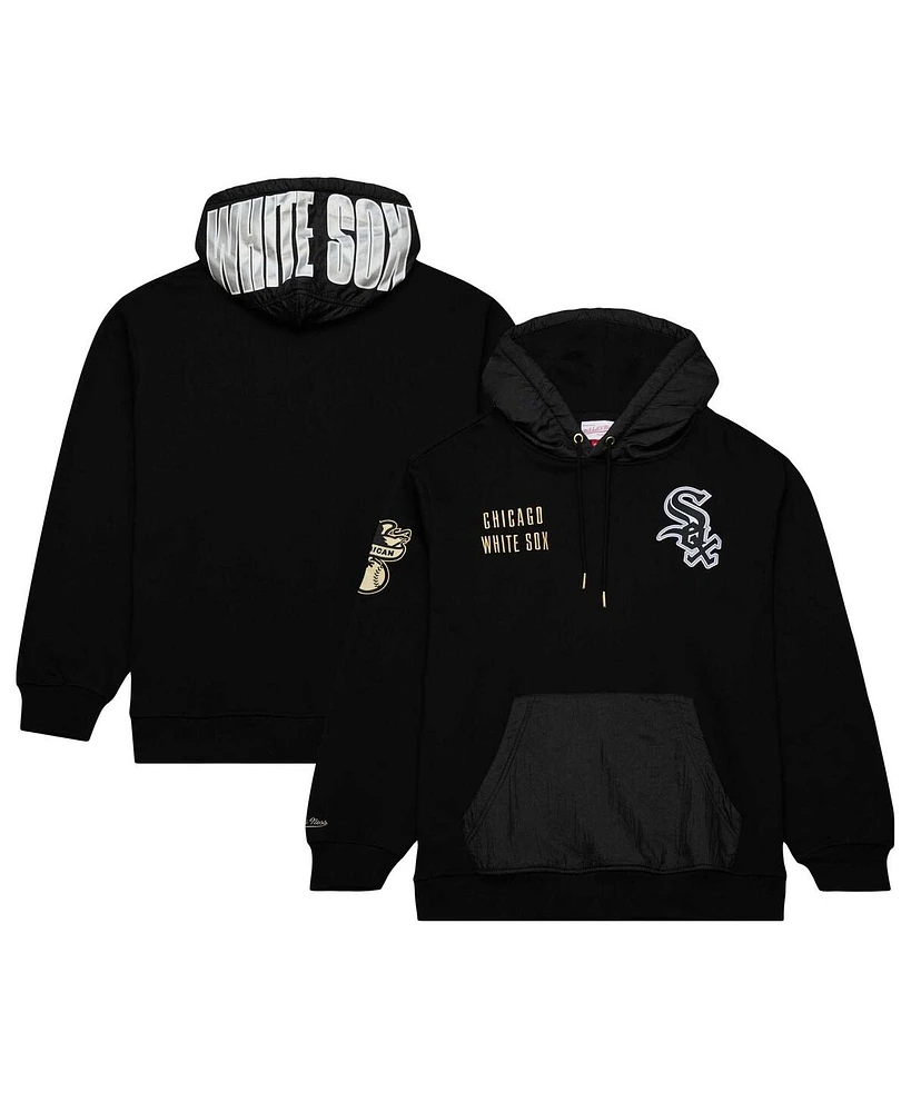 Men's Mitchell & Ness Black Chicago White Sox Team Og 2.0 Current Logo Pullover Hoodie