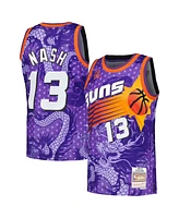 Men's Mitchell & Ness Steve Nash Purple Phoenix Suns 1996/97 Hardwood Classics Asian Heritage 6.0 Swingman Throwback Player Jersey