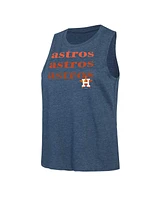 Women's Concepts Sport Charcoal, Navy Houston Astros Meter Muscle Tank and Pants Sleep Set