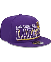 Men's New Era Purple Los Angeles Lakers Gameday 59FIFTY Snapback Hat