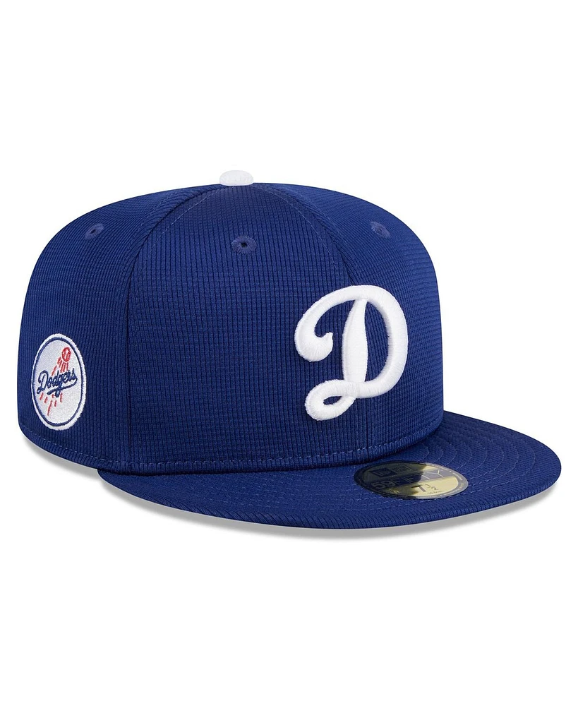 Men's New Era Royal Los Angeles Dodgers 2024 Batting Practice 59FIFTY Fitted Hat