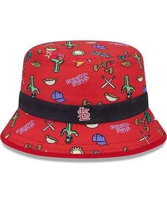 Toddler Boys and Girls New Era Red St. Louis Cardinals Spring Training Icon Bucket Hat