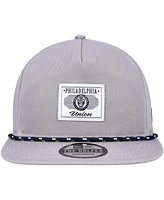 Men's New Era Gray Philadelphia Union Patch Golfer Adjustable Hat