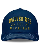 Men's Top of the World Navy Michigan Wolverines Carson Trucker Adjustable Hat