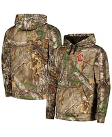 Men's Dunbrooke Camo Cleveland Guardians Champion Realtree Pullover Hoodie