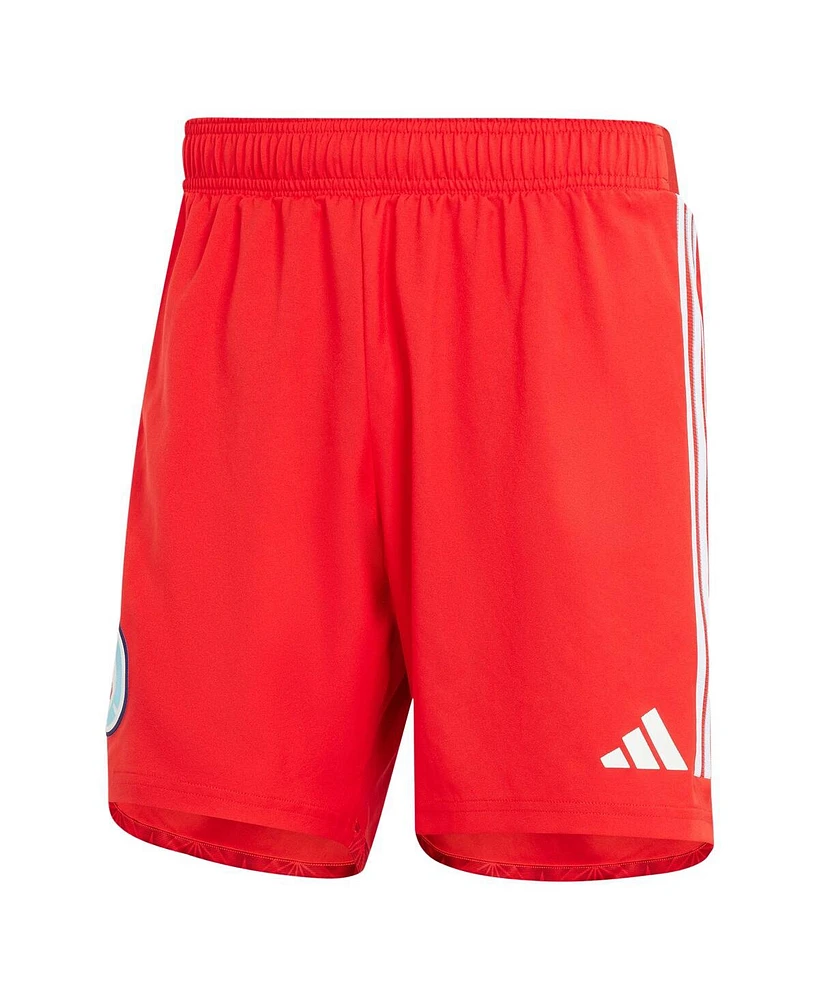 Men's adidas Red Chicago Fire 2024 Home Aeroready Authentic Shorts