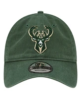 Men's New Era Hunter Green Milwaukee Bucks Team 2.0 9TWENTY Adjustable Hat