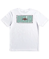 Quiksilver Big Boys Cotton Fossilized Logo Graphic T-Shirt