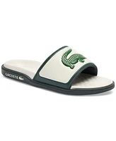 Lacoste Men's Serve Slide Dualiste Slip-On Sandals