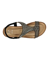 Gc Shoes Women's Wynn Embellished Flat Sandals