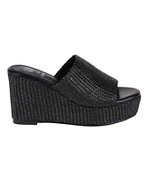 Gc Shoes Women's Vivica Espadrille Slide Wedge Sandals