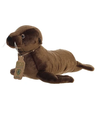 Aurora Large Eco Hugs Sea Lion Eco Nation Eco-Friendly Plush Toy Brown 13.5"