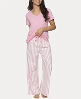 Felina Women's Mirielle 2 Pc. Short Sleeve Pajama Set