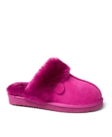 Dearfoams Fireside By Women's Sydney Genuine Shearling Scuff Slipper