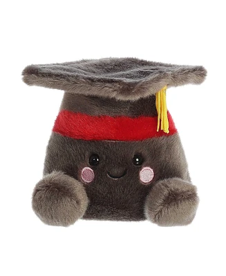 Aurora Mini Scholarly Graduation Cap Palm Pals Adorable Plush Toy Black 5"