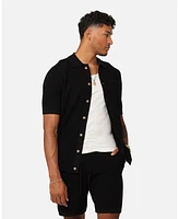Zyair Rib Knit Button Up Shirt