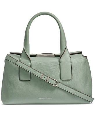 Donna Karan Amagansett Soft-Rolled Leather Satchel with Sculpted Magnet Closure