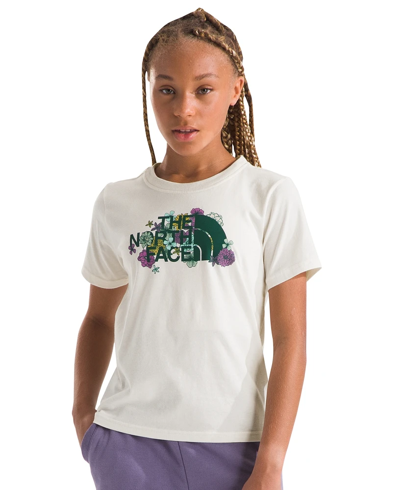 The North Face Big Girls Short-Sleeve Logo Graphic T-Shirt