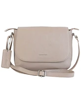 Mancini Women's Pebbled Amy Crossbody Handbag