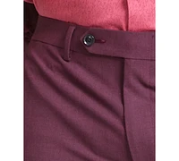 Bar Iii Men's Skinny-Fit Burgundy Wool Blend Suit Pants, Created for Macy's