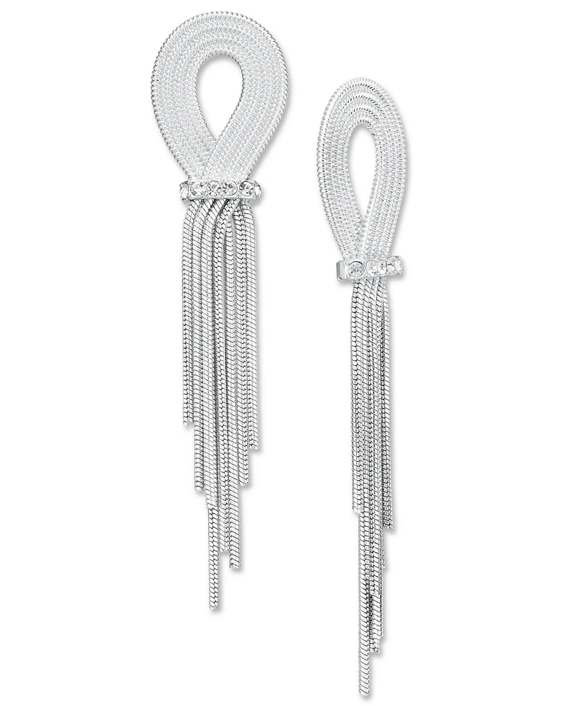 I.n.c. International Concepts Pave Looped Chain Statement Earrings, Created for Macy's