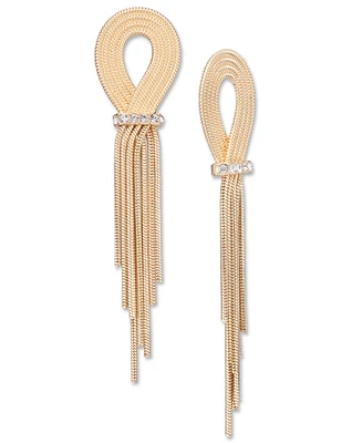 I.n.c. International Concepts Pave Looped Chain Statement Earrings, Created for Macy's