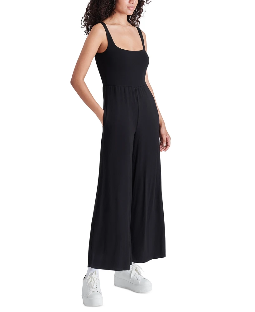 Steve Madden Women's Amy Wide-Leg Knit Jumpsuit