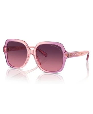 Coach Women's Polarized Sunglasses, Cr614 Hc8395U