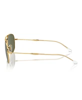 Ray-Ban Unisex Polarized Sunglasses, Bain Bridge Rb3735