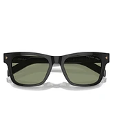 Prada Iconic Plaque Rectangular Men's Sunglasses