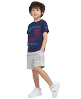 Champion Little Boys Logo Graphic T-Shirt & Shorts, 2 Piece Set