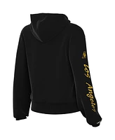 Women's Nike Black Los Angeles Lakers Courtside Standard Issue Performance Pullover Hoodie