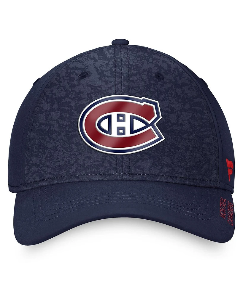 Men's Fanatics Navy Montreal Canadiens Authentic Pro Rink Flex Hat