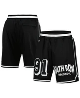 Men's Black Death Row Records Basketball Shorts