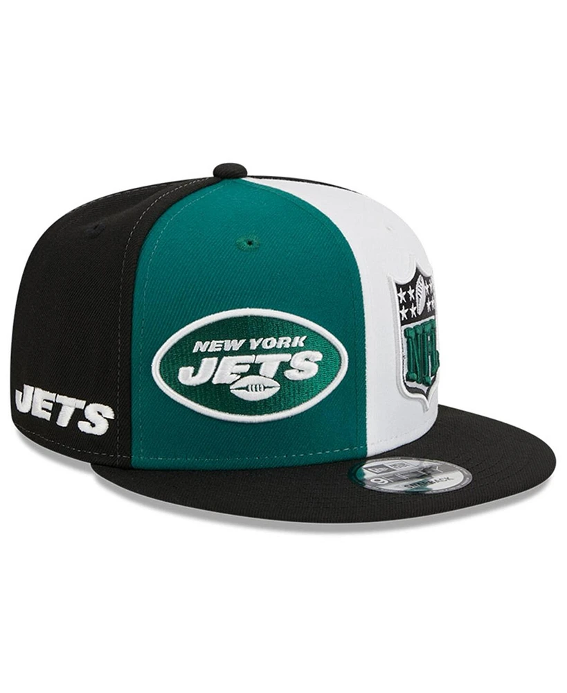 Men's New Era Green, Black New York Jets 2023 Sideline 9FIFTY Snapback Hat