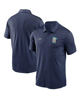 Men's Nike Navy Minnesota Twins Cooperstown Collection Logo Franchise Performance Polo Shirt