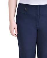 Ny Collection Women's Wide Waist Stretch Pants