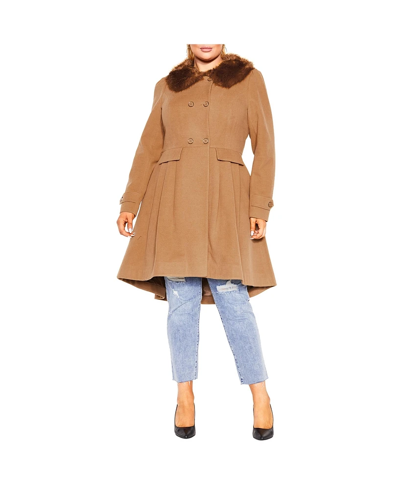 City Chic Women's Grandiose Coat