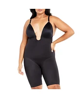 Plus Size Smooth & Chic Plunge Bodyshaper