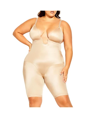 Plus Smooth & Chic Plunge Bodyshaper