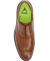 Vance Co. Men's Nikola Tru Comfort Foam Slip-On Oxford Dress Shoes